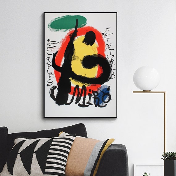 Joan Miro,peintures Murales-exhibition Poster ,wall Decor,home
