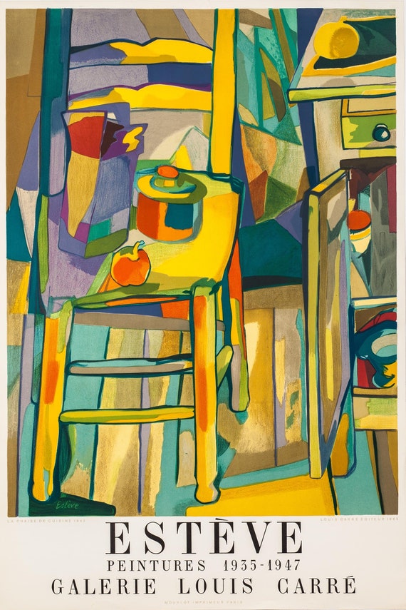 Maurice Esteve,la Chaise De Cuisine Peintures Galerie Louis Carre 