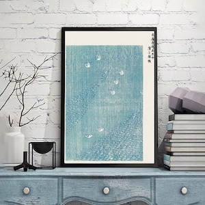 Impresión en madera original vintage japonesa-Taguchi Tomoki, arte japonés Prin, cartel apanese, arte de pared imprimible, tamaño extra grande personalizado