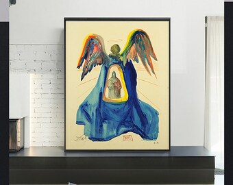 サルバドール ダリ 天使 1947 プリント、サルバドール ダリ展ポスター