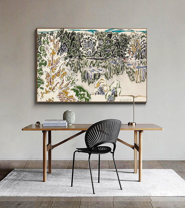 Kellyore KELLY ORE Bed-david Brown Milne,home Office Decor,morden Art,canadian ...