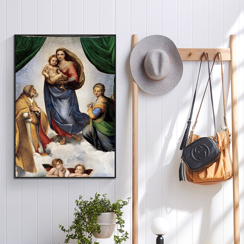 Raphael's the Sistine Madonna-reproduction of a Classic Painting