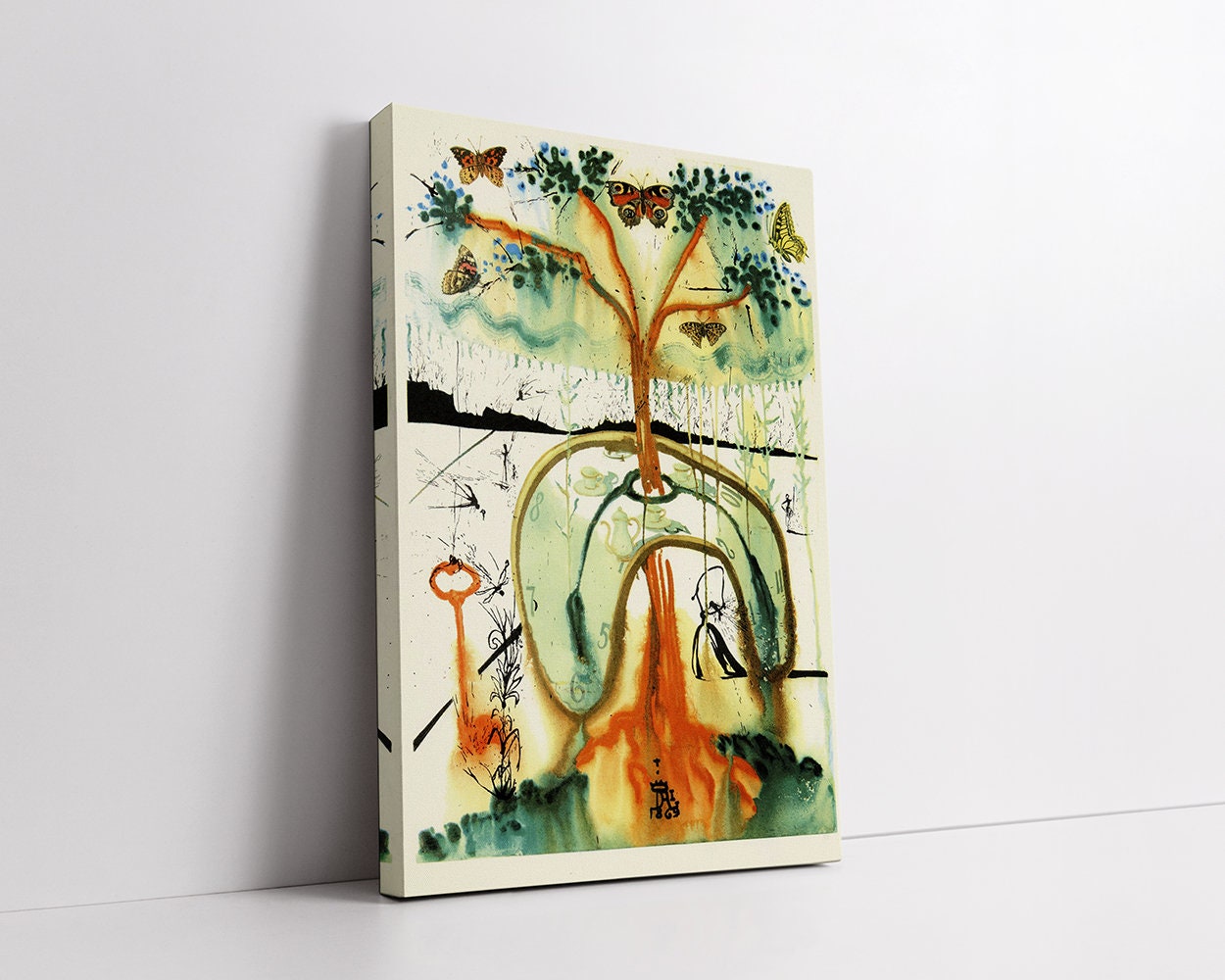 ALICE IN WONDERLAND -salvador Dali,home Office Decor,exhibition Poster ...
