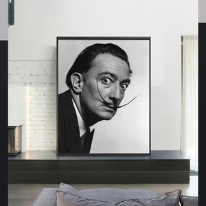 Dali2-Salvador Dali,Home office Decor,Exhibition Poster,Surrealism, Giclee fine print,Modern art,Custom Extra large size
