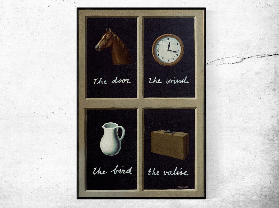 Key To Dreams rene Magritte home Office Decor surrealist Art abstract Key To Dreams rene Magritte home Office Decor surrealist Art abstract