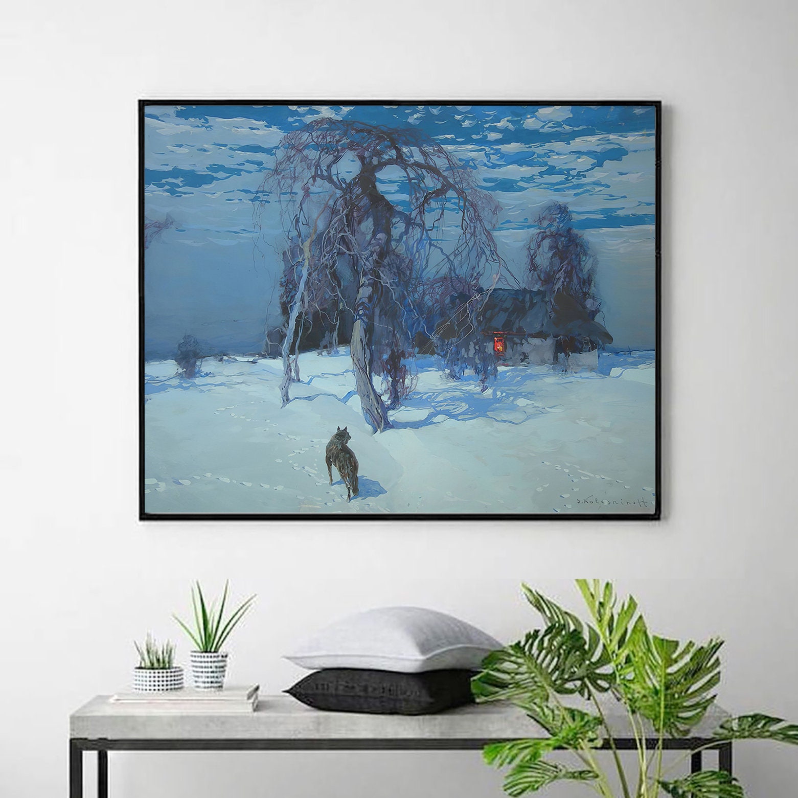 Stepan Kolesnikoff (18)-Stepan Kolesnikoff,Russischer Realismus,Büro Dekor,Serbien Druck,Leinwand Kunst,Kunstdruck,Giclee Druck in verschiedenen Größen