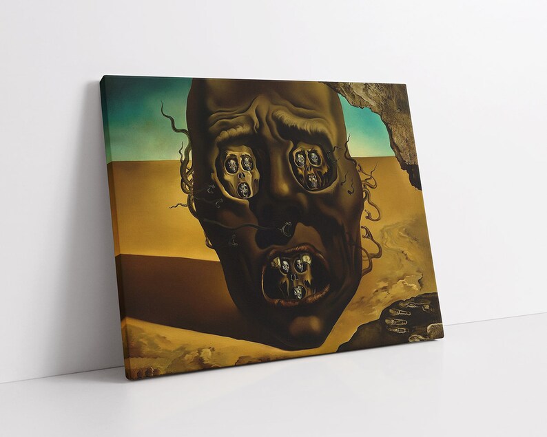 El Rostro De La Guerra Salvador Dalí Decoración De La Oficina En El