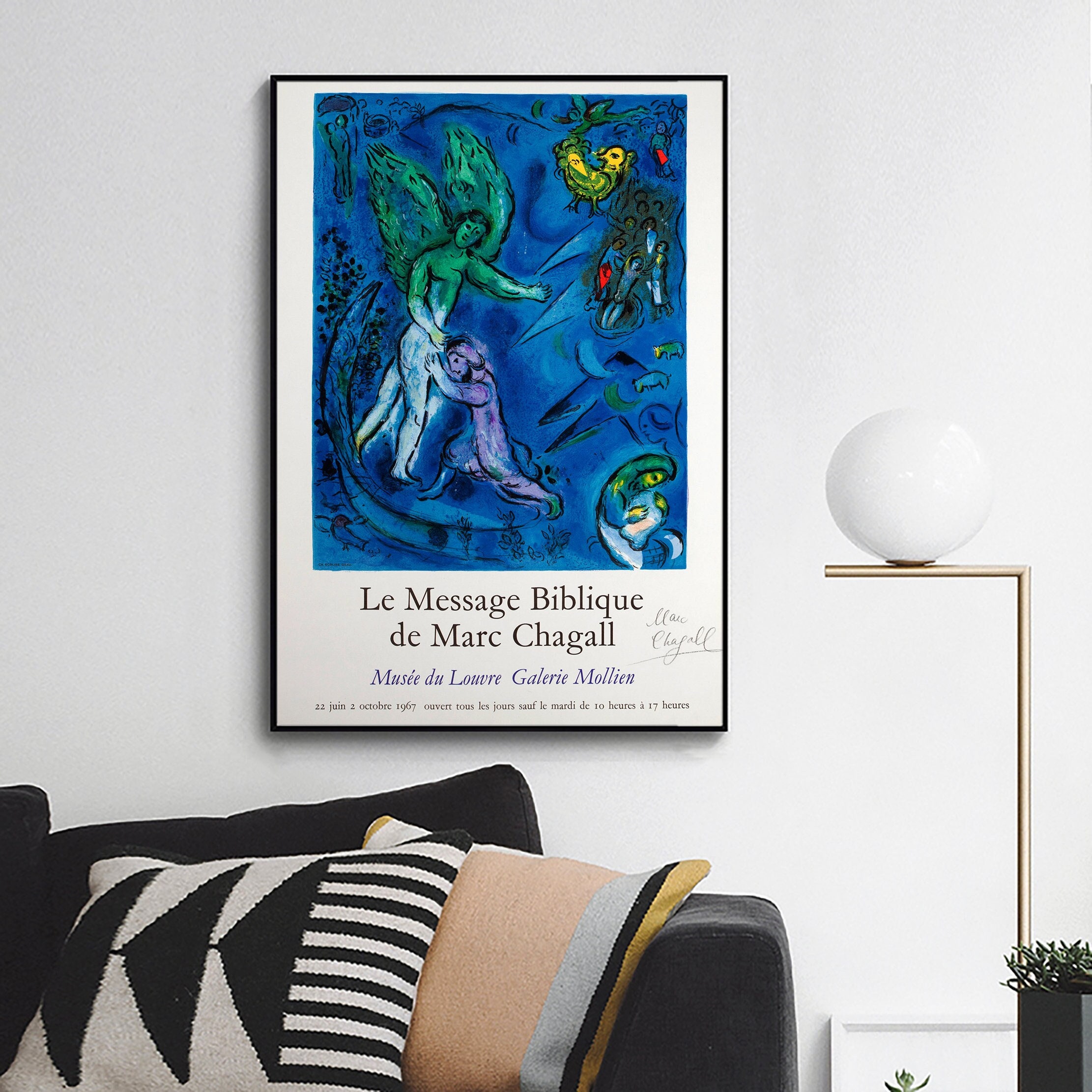 LE MESSAGE BIBLIQUE MARC CHAGALL シャガール MARC Chagall,le Message Biblique De Marc Chagall-exhibition Poster