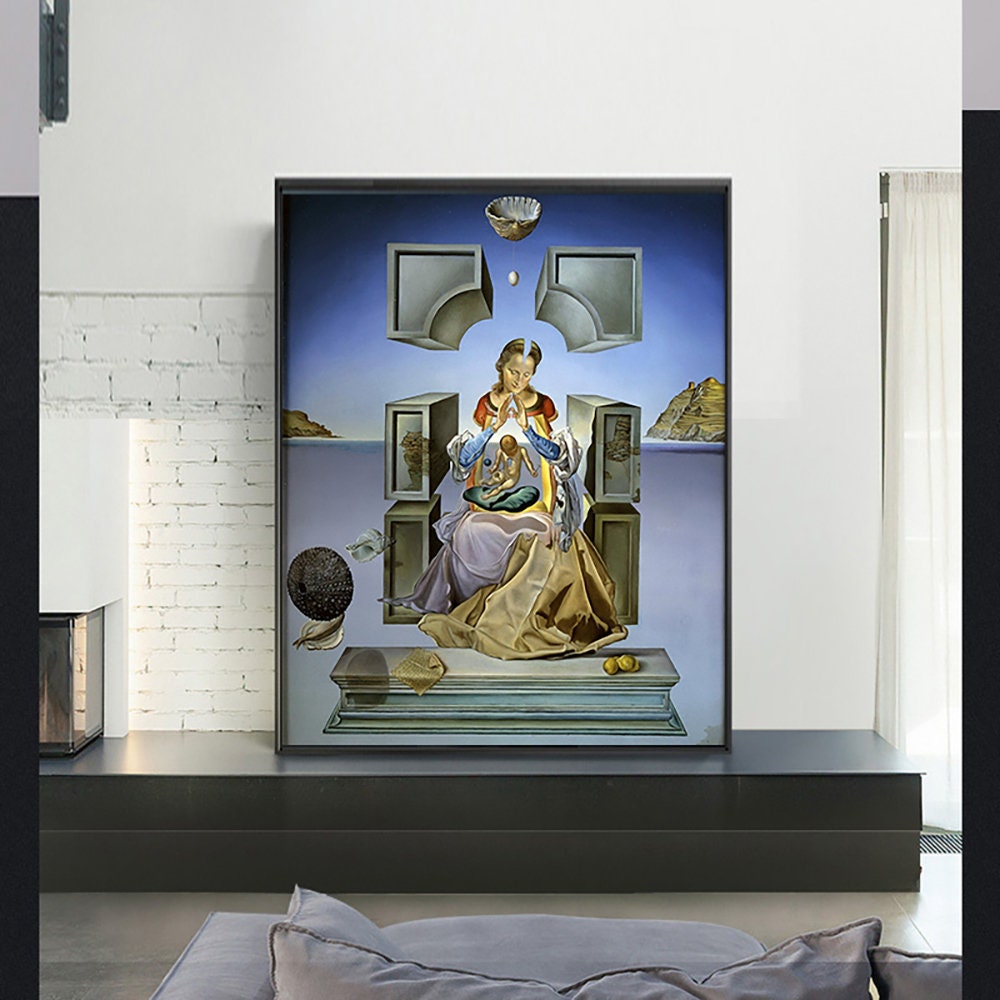 The Madonna of Port Lligat-salvador Dali,home Office Decor