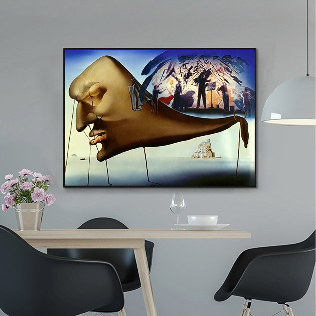 Le Sommeilsalvador Dali,home Office Decor,exhibition Poster,surrealism