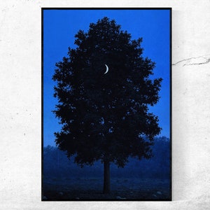 Le 16 septembre-Rene Magritte, décoration de bureau, art surréaliste, peinture abstraite, affiche d'exposition, art vintage, personnalisé très grande taille