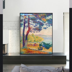Cross_09762-Henri Edmond Cross,Home office decor,Impressionism Painting,Mid Century Modern Wall Art,giclee print in various sizes