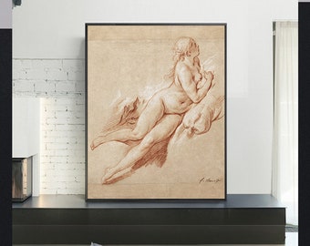 パブロ・ピカソ、横たわる裸婦像、1964年、精密複製、美術印刷 - Etsy 日本