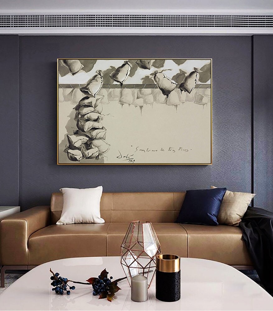 Sombrero de tres Picos-Salvador Dali,Home office Decor,Exhibition Poster,Surrealism, Giclee fine print,Modern art,Custom Extra large size