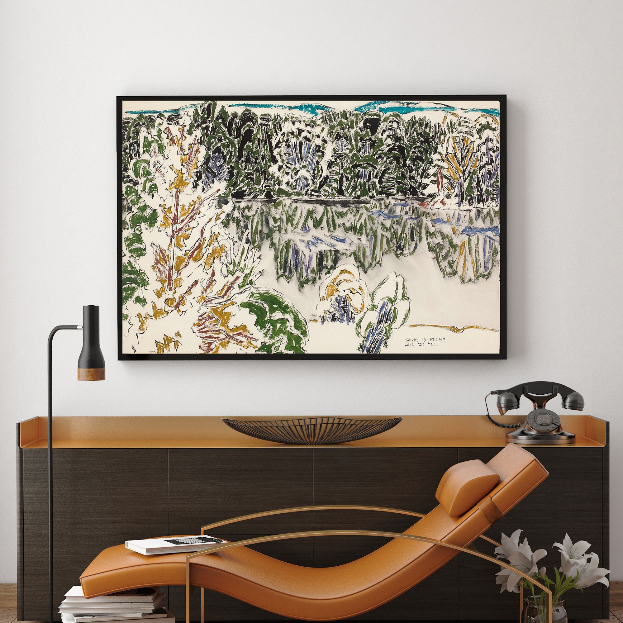 Kellyore KELLY ORE Bed-david Brown Milne,home Office Decor,morden Art,canadian ...