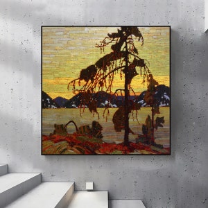 The Jack Pine-Tom Thomson,Home office wall art decor,Canada landscape,canvas art prints,Canadian art,giclee print in various sizes