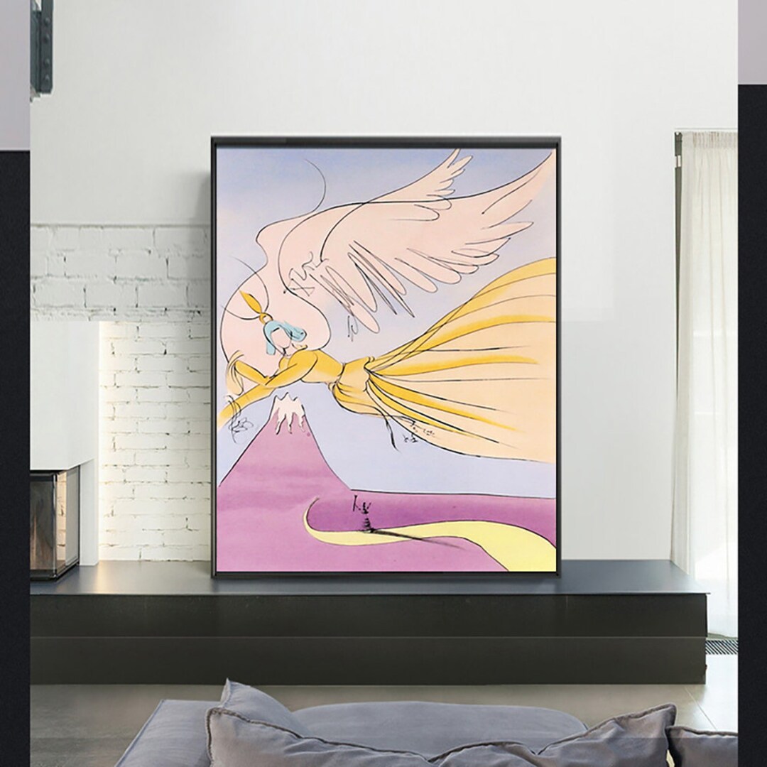 Farglitografi, Japanese Fairy Tales-salvador Dali,decor,exhibition