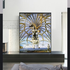 Santiago El Grande-Salvador Dalí, Decoración de oficina en el hogar, Cartel de exposición, Surrealismo, Impresión fina de Giclee, Arte moderno, Tamaño extra grande personalizado