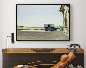 Truro Station Coal Box-Edward Hopper,office Decor,Exhibition Poster,American Realism,Giclee fine print,Modern art,Custom Extra large size