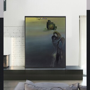 Salvador Dali 1932-Salvador Dali,Home office Decor,Exhibition Poster,Surrealism, Giclee fine print,Modern art,Custom Extra large size