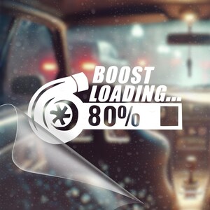 Boost Loading - JDM Car Vinyl Decal Bumper Sticker for Car, Wall ...