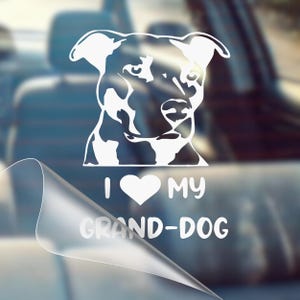 Chihuahua Heart Love Dogs Decal - Glossy Window Sticker For Car Truck (D2)