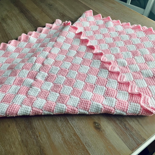 Checkered Blanket Etsy