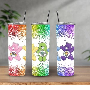 Don&#39;t Care Bears, F * ck Off Bears, Naughty Bears, copo reto magro de 20 onças