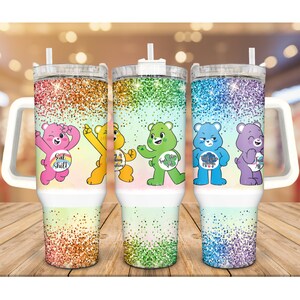 Naughty Bears, F*ck You Bears Glitter finto, bicchiere da 40 once con manico