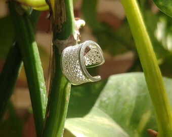 Gold Filigree Ear Cuff~Sterling Silver Ear Cuff~No Piercing Earring All Gender Jewelry~Ear Wrap~Trending Ear Cuffs