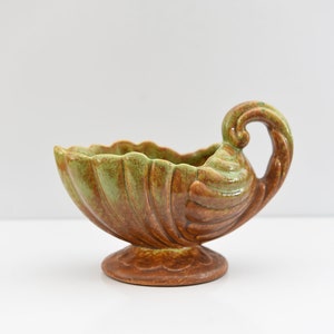 Vintage Haeger Handled Footed Sea Planter
