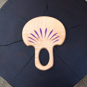 Pilz Kunst Holz Spiegel