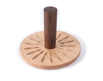 Specchio in legno di arte dei funghi