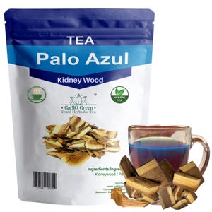 Kidney Wood, Blue Stick Detox Natural Kidney Cleanse, Kidney Wood Bark. Palo Azul tea by Gabiogreen
