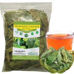 Graviola leaves, Soursop tea Hojas de guanabana tea Soursop, Soursop Herbal loose Leaves, Dried Herbs Gabiogreen Organic & Wildcrafted Herbs
