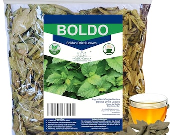 Boldo naturel de feuilles séchées, tisane (4 oz)