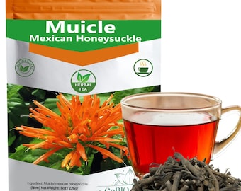 Tisane de chèvrefeuille du Mexique Muicle, plante mexicaine authentique.