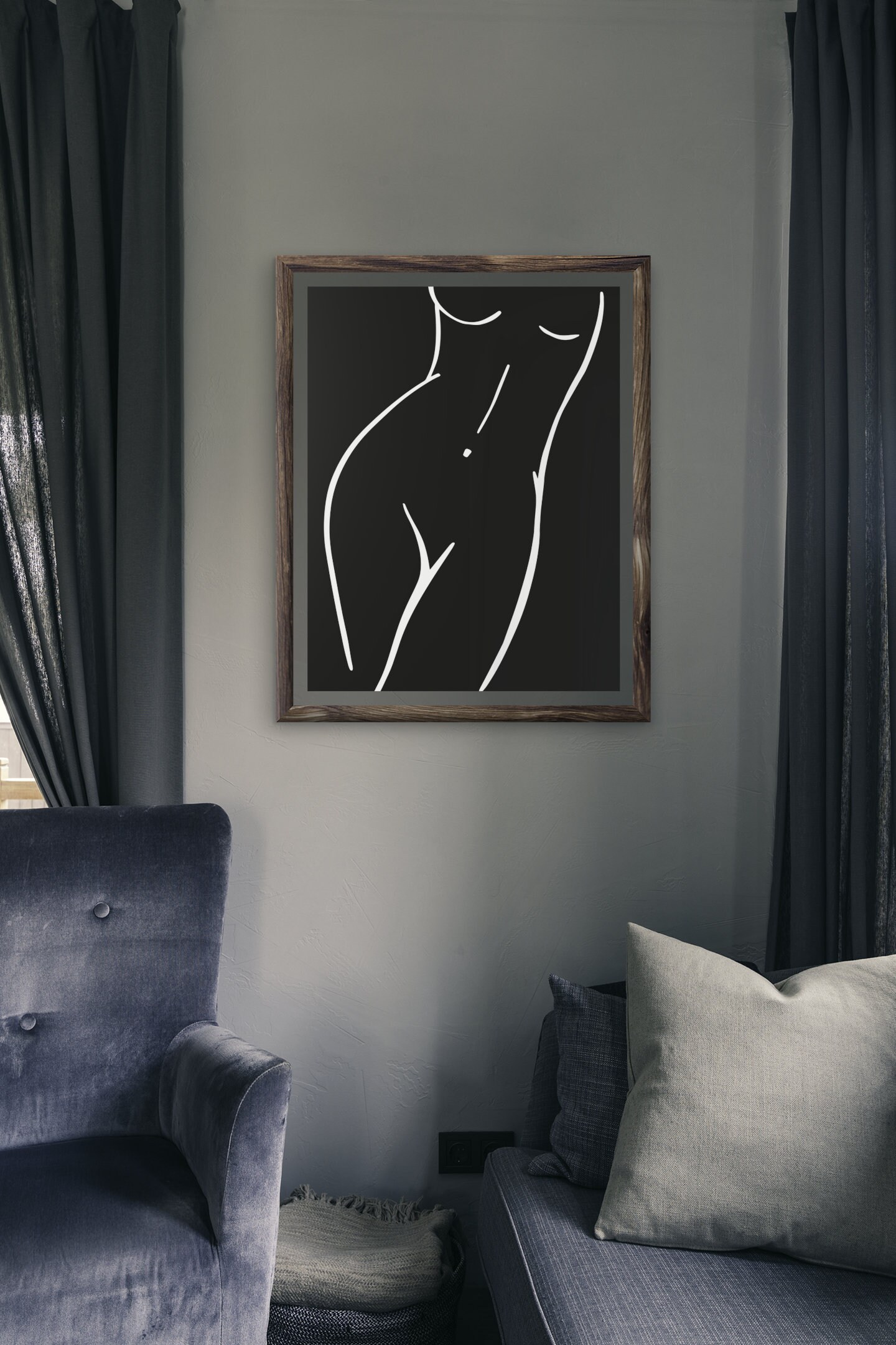 Modern Nude Art: Home Decor & Wall Art - 1rr0hlc