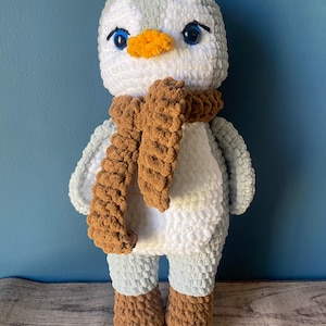 Finished Toy Penguin Plushie Amigurumi Crochet Penguin Stuffed Animal Doll Baby Gift Birthday Gift Unique Gifts Christmas present