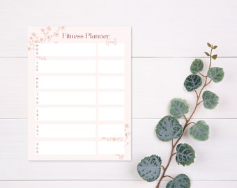 Weekly Meal Planner Printable | Editable Canva Template | Digital ...