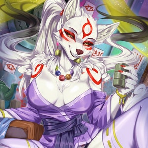 Amaterasu Okami Inspired Print