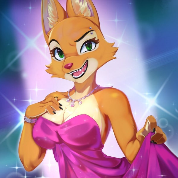 Diane Foxington Art Print Etsy