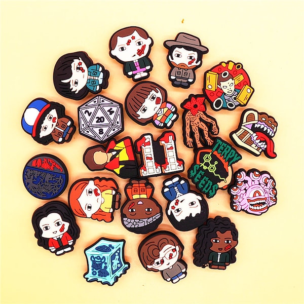 Strangers Things Croc Charms Etsy