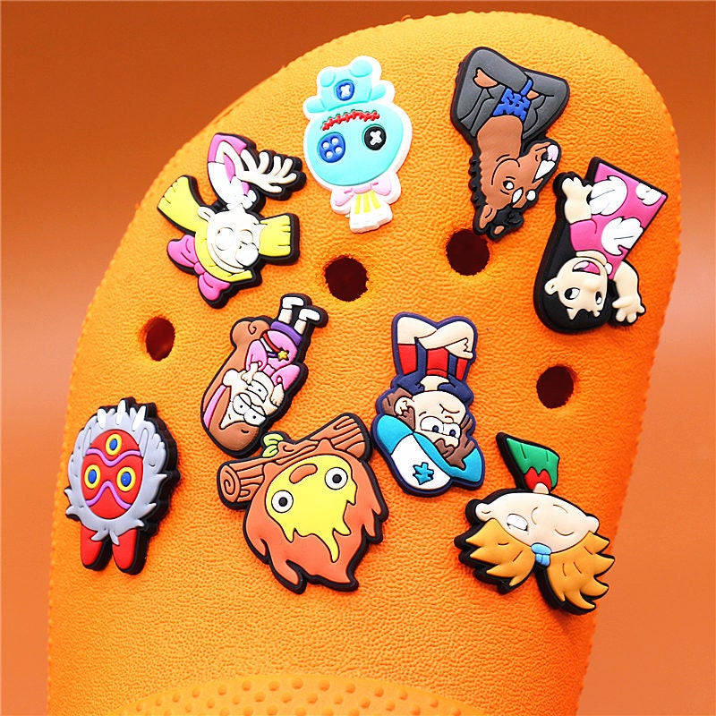 1pcs PVC Shoe Charms Decorations for Crocs Accessories Funny Green Frogs  Badge Women Clogs Buckle Kids Pins Men Decoration Jeans - AliExpress