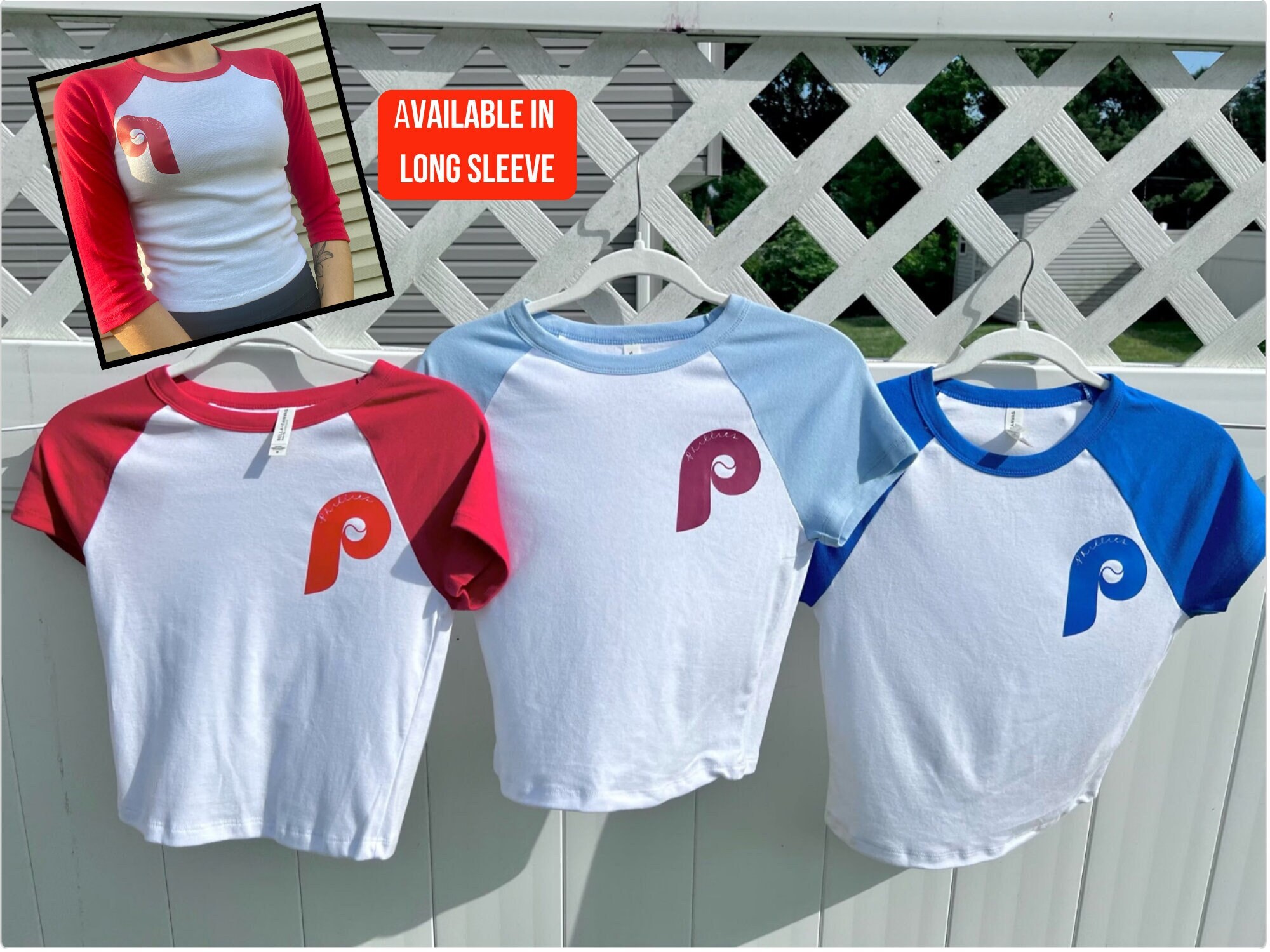 Lids Philadelphia Phillies Refried Apparel Women's Cropped T-Shirt - Red