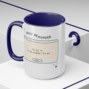 Taylor Swift Midnights Anti-Hero Mug I'm the problem it's me image 5