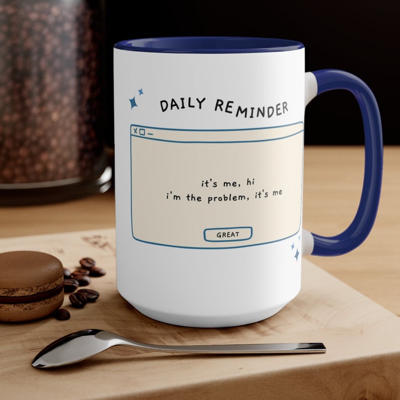 Taylor Swift Midnights Anti-Hero Mug I'm the problem it's me image 1