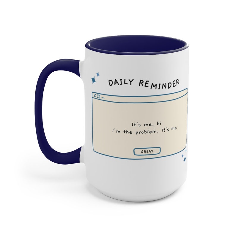 Taylor Swift Midnights Anti-Hero Mug I'm the problem it's me image 2