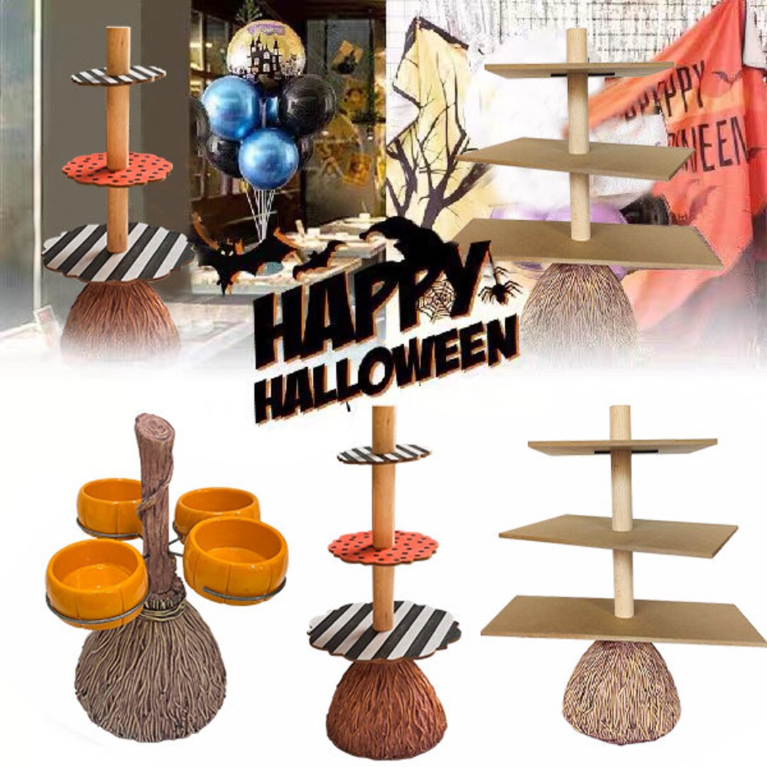 Halloween Pumpkin Snack Bowl Standhalloween Candy Bowlresin Etsy