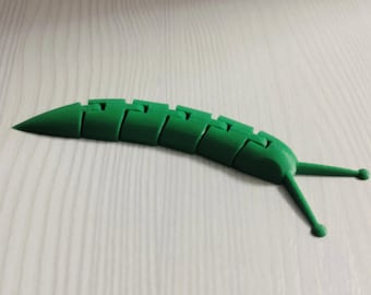 Articulated Slug, Fidget Toy, 3d Printed Flexi Slug, Desk Toy, Stress Toy, ADHD Toys, 3D Printed Slug, TikTok Slug, Snail Toy,  2pcs